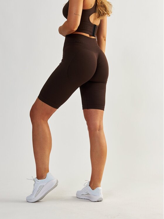 BeShaped BeShaped Szorty sportowe Modelujące Body Boost Brązowy Shaping Fit