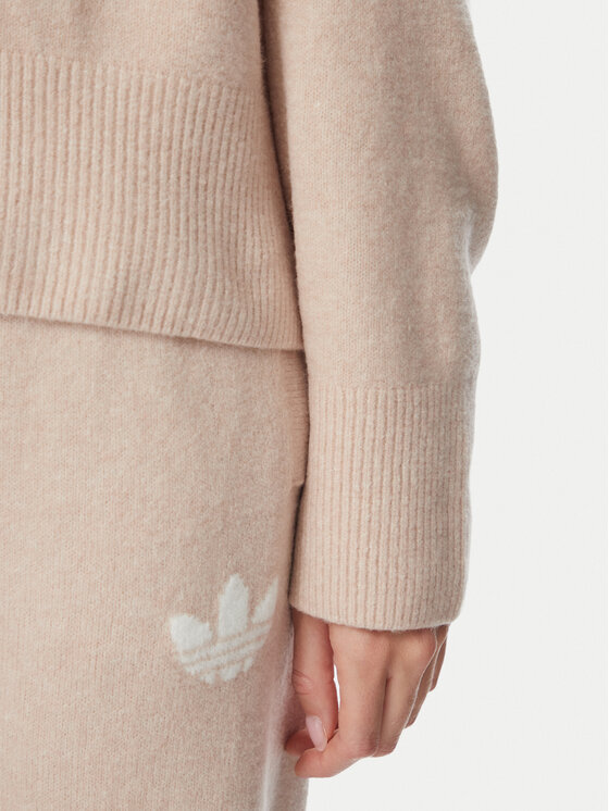 adidas adidas Pulover Essentials KR9175 Bej Loose Fit