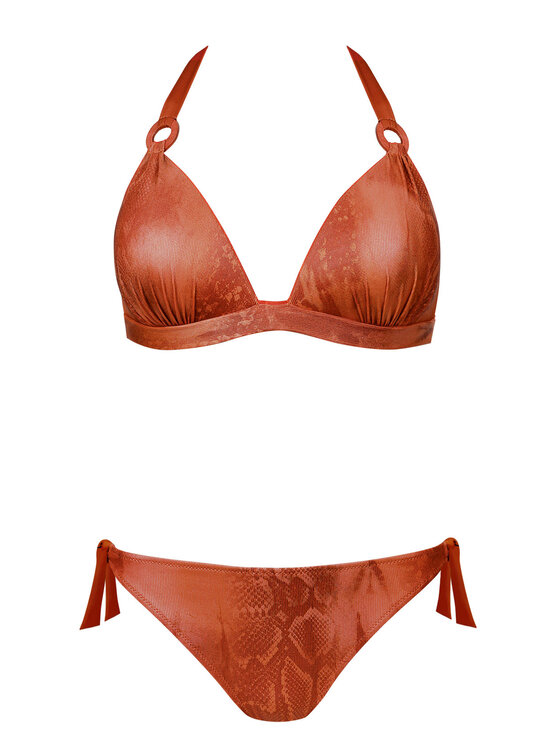 Miss Lou Miss Lou Bikini ML042 Pomarańczowy