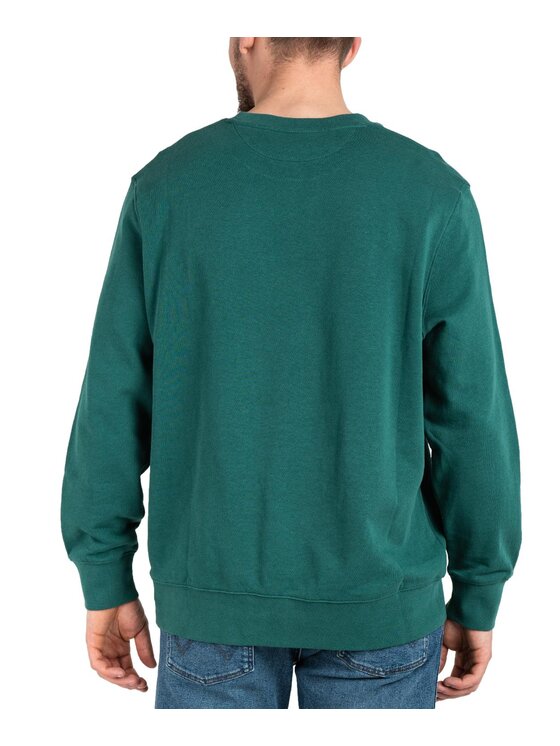 Wrangler Wrangler Felpa W6H0I3G26 Verde Regular Fit