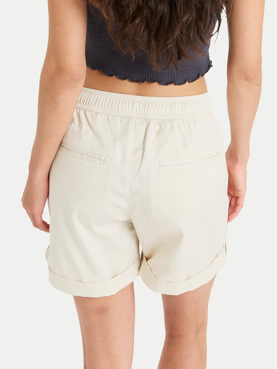Roxy Roxy Pantaloncini di tessuto Sweetest Day ERJNS03588 Écru Regular Fit