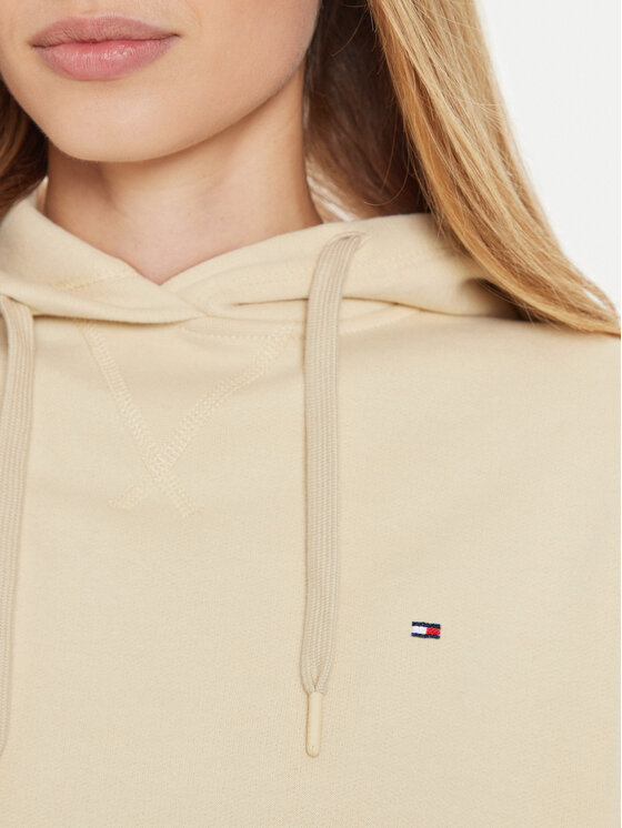 Tommy Hilfiger Tommy Hilfiger Majica dugih rukava WW0WW41245 Bež Relaxed Fit