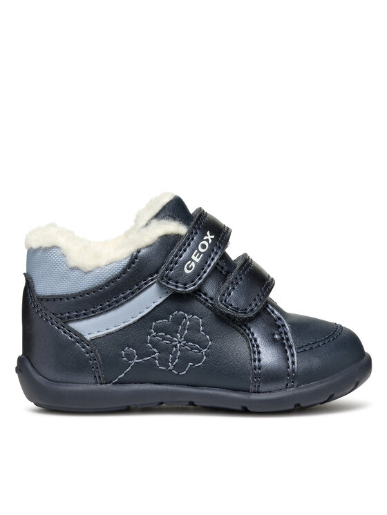 Geox Šnurovacia obuv B Elthan Girl B461QA 054AJ CF44Y Tmavomodrá