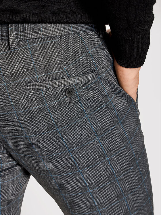 Jack & Jones Jack & Jones Pantaloni chino Marco 12174986 Gri Slim Fit