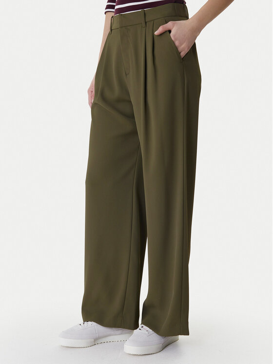 Gap Pantaloni din material 855968-02 Verde Straight Fit