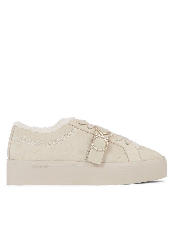 Calvin Klein Calvin Klein Tenisice Fltfrm Cupsole Lt W/Hw Sue Wl HW0HW01820 Bež