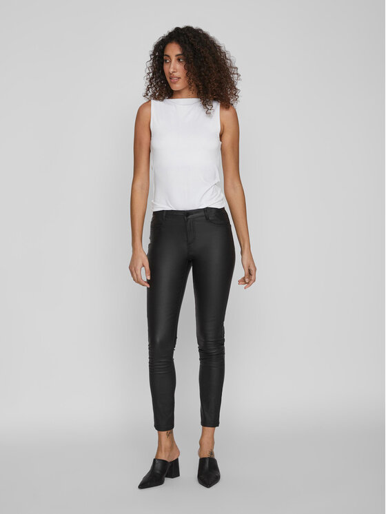 Vila Vila Stoffhose Commit 14036194 Schwarz Skinny Fit