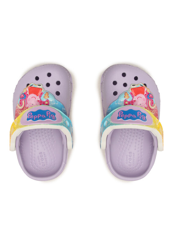 Crocs Crocs Nazouváky Cls Fl Iam Peppa Pig Cgt 207915 Fialová