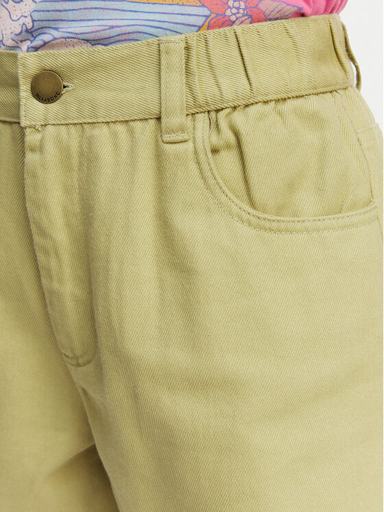 Billabong Billabong Дънкови шорти Little Sister EBJDS00103 Светлозелен Relaxed Fit