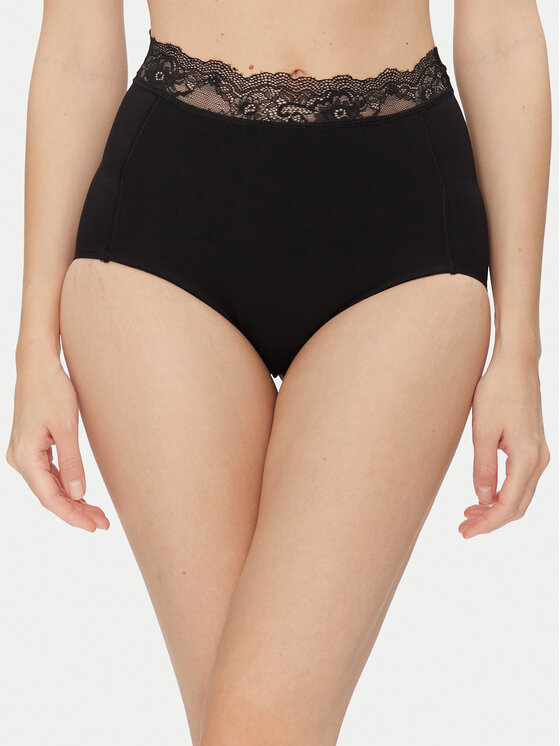 YSABEL MORA YSABEL MORA Klassischer Damenslip mit hoher Taille 19061 Schwarz
