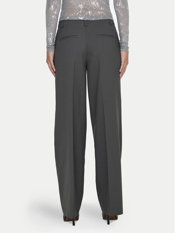 ONLY ONLY Kalhoty z materiálu Lalana 15334247 Šedá Wide Leg
