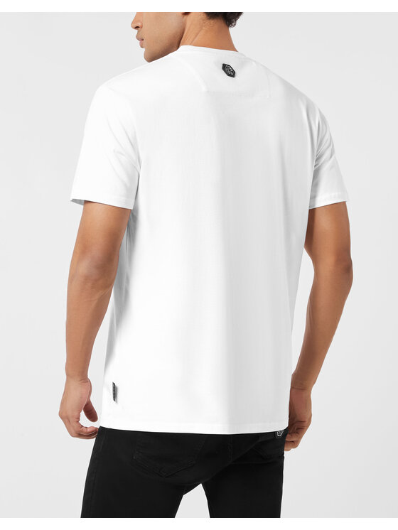PHILIPP PLEIN PHILIPP PLEIN T-Shirt 26217 Biały Regular Fit