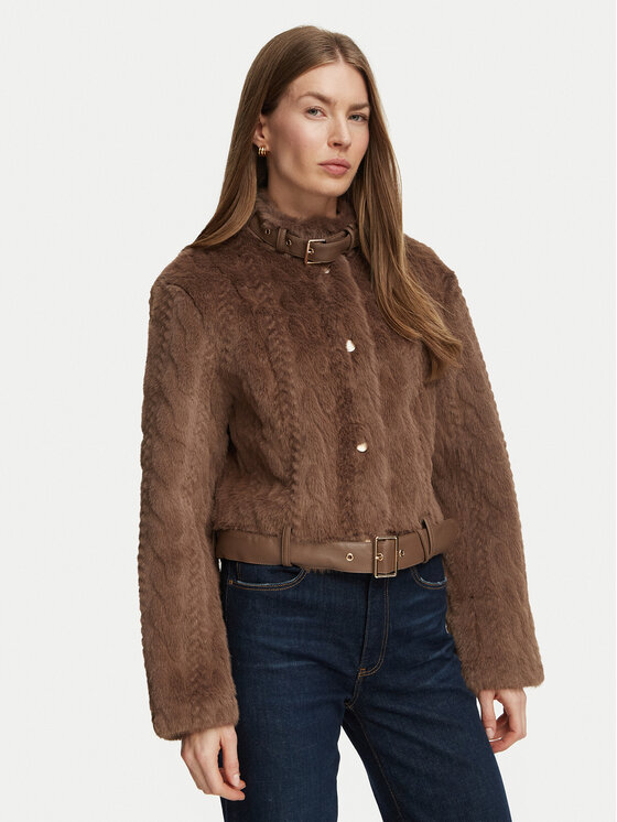 Guess Guess Kažoks W6BL78 W4736 Brūns Regular Fit