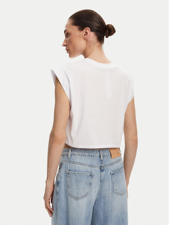 TWINSET TWINSET Marškinėliai 251TT2043 Balta Regular Fit