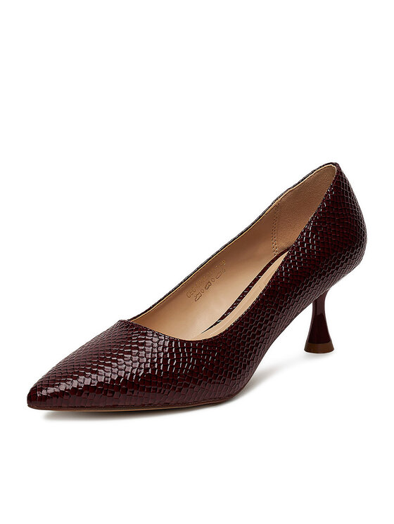 JENNY JENNY High Heels CEO-CD24-212-1 Dunkelrot