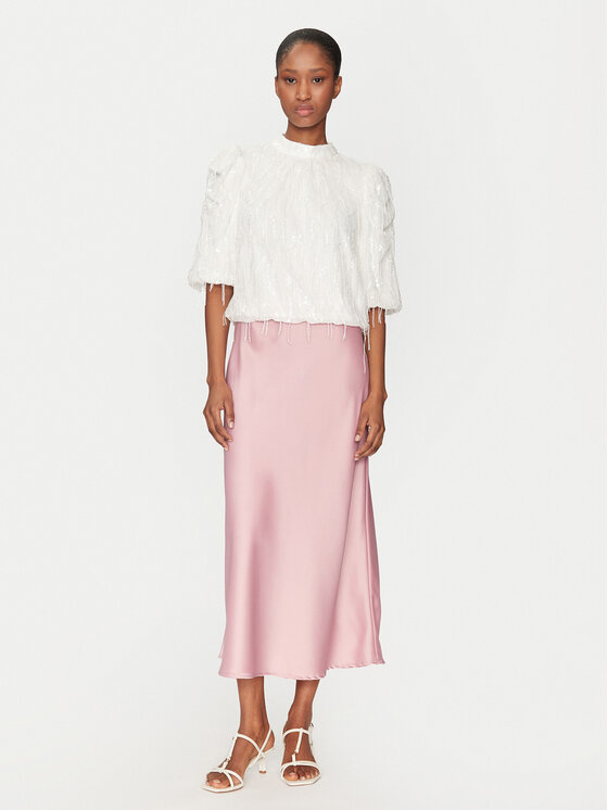 YAS YAS Trapezförmiger Rock Pella 26030737 Rosa Regular Fit