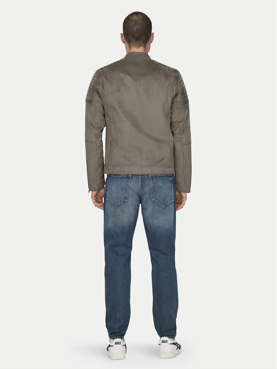 Only & Sons Only & Sons Яке от имитация на кожа Gus 22029650 Бежов Regular Fit