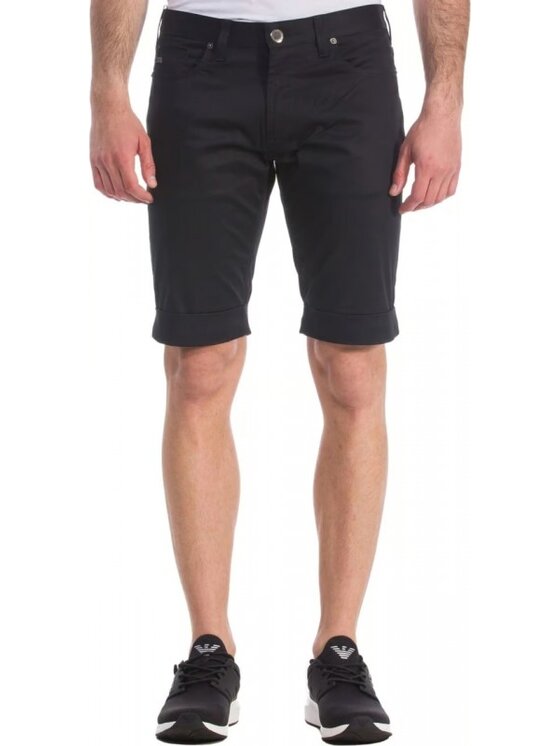 Emporio Armani Emporio Armani Szorty materiałowe 8N1PA6 1NJ7Z Granatowy Regular Fit