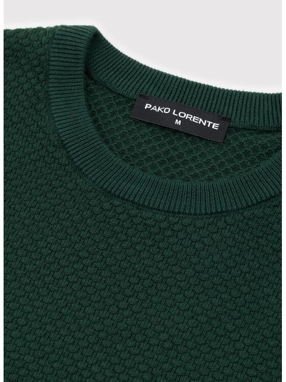 Pako Lorente Pako Lorente Sweter P26WF-2X-013 Zielony Classic Fit
