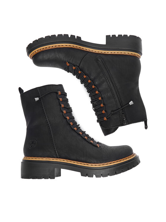 Rieker Rieker Schnürschuhe CEO-72653-00 Schwarz