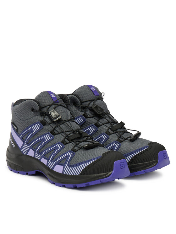 Salomon Salomon Trekingová obuv Xa Pro V8 Mid Waterproof L47857300 Šedá