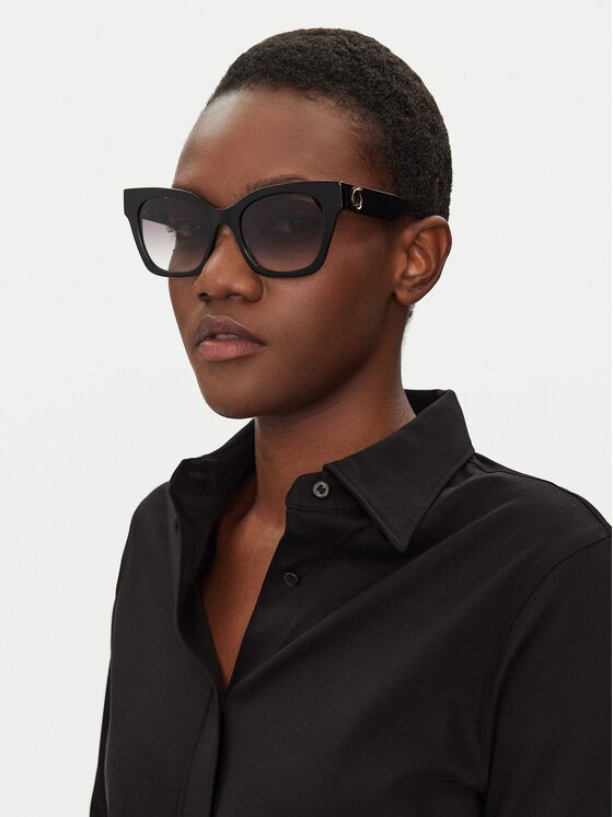 Trussardi Trussardi Saulesbrilles TSW9056 Melns