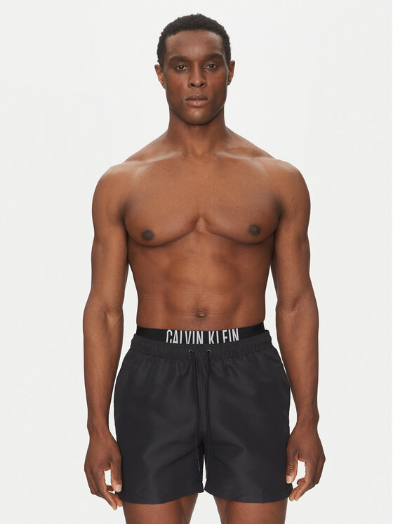 Calvin Klein Swimwear Calvin Klein Swimwear Ujumisšortsid KM0KM01093 Must Regular Fit