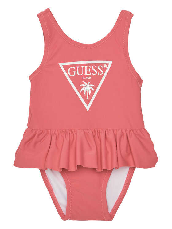 Guess Guess Jednodílné plavky A5GZ02 KCA60 Růžová