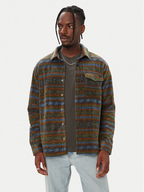 Billabong Billabong Fliso džemperis EBYPF03014 Tamsiai žalia Regular Fit