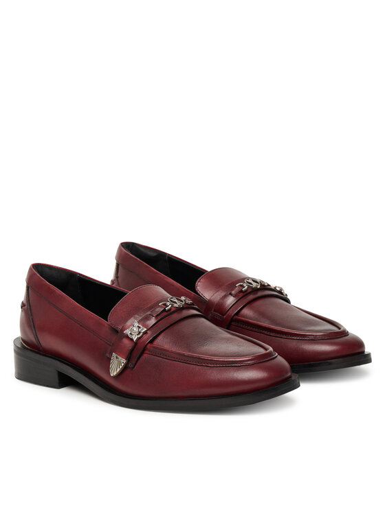Bronx Bronx Loaferice Next Wagon 66652-US Tamnocrvena