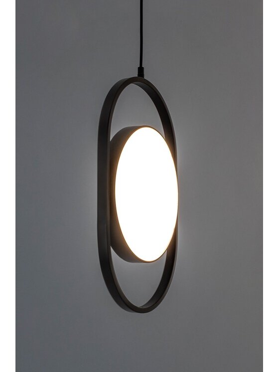 MIAhome MIAhome Lampa wisząca SPINNER 26 czarna Czarny