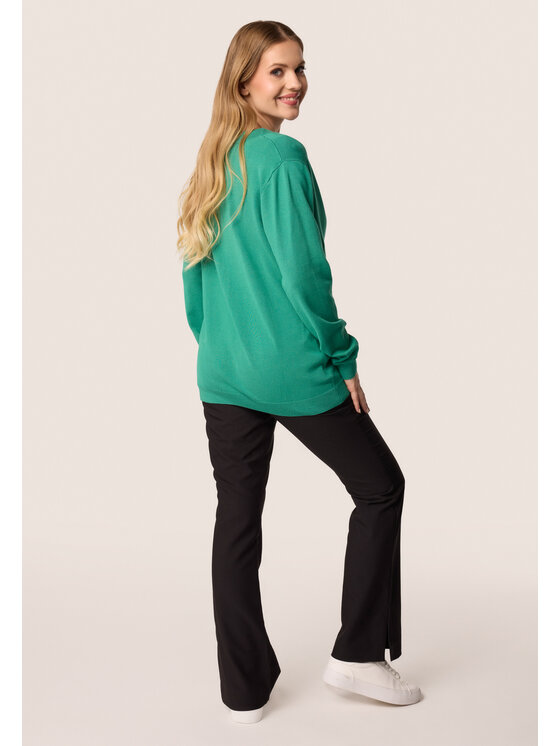 QUIOSQUE QUIOSQUE Svetr 6VF004 Zelená Regular Fit