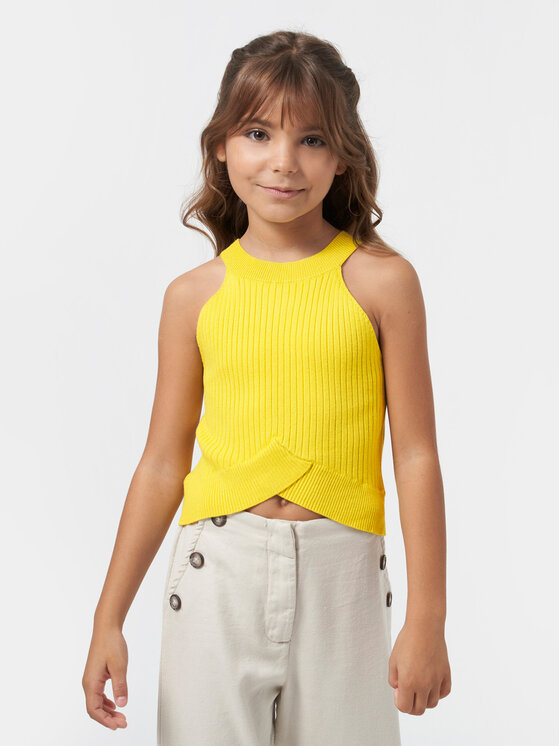 Mayoral Mayoral Top 6023 Žltá Slim Fit