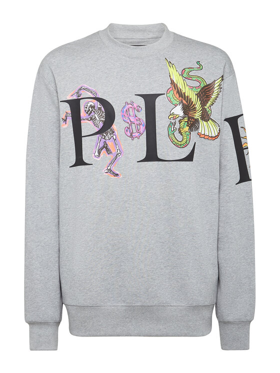 PHILIPP PLEIN PHILIPP PLEIN Bluza 283 Beżowy Regular Fit