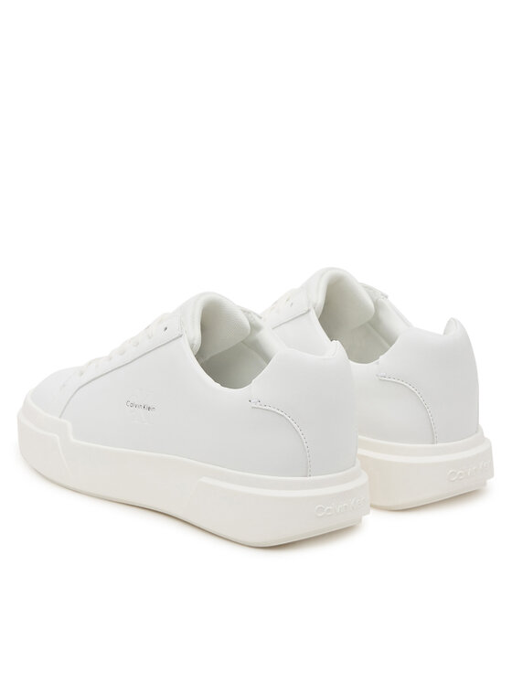 Calvin Klein Calvin Klein Sneakersy Chunky Cupsole Laceup Lth Wn YW0YW01947 Biały