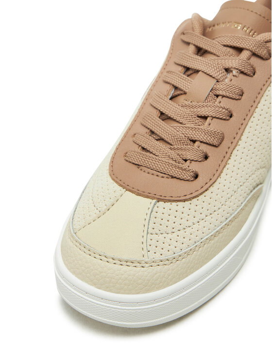Tommy Hilfiger Tommy Hilfiger Sneakersy Th Heritage Sneaker Perf FW0FW08380 Béžová