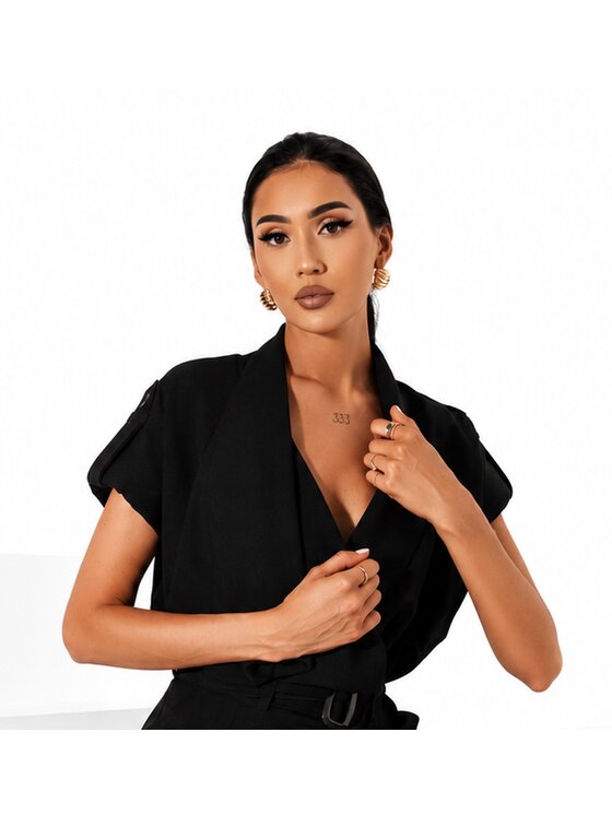 Agatha Studio Agatha Studio Kombinezon A26LS-AB-K18 Czarny Slim Fit