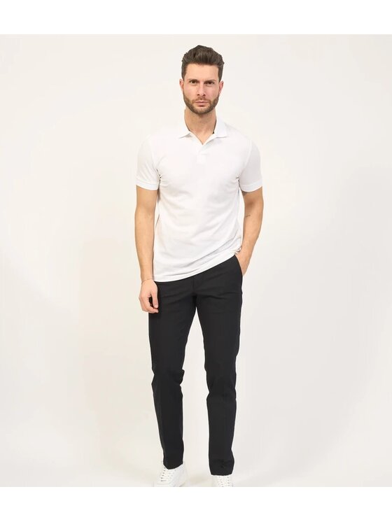 BOSS BOSS Polo 50507583-100 Biały Regular Fit