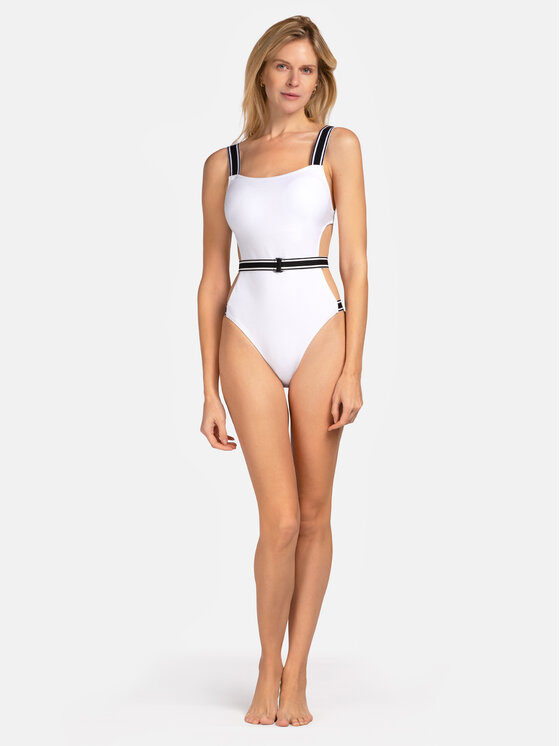 Miss Lou Miss Lou Costume da bagno J-AW2-B Bianco