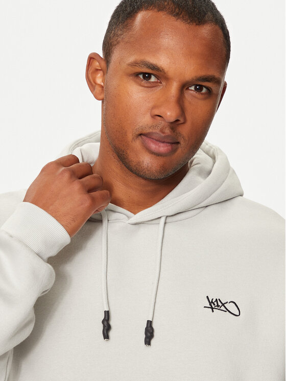 K1X K1X Bluza 60210073 Szary Relaxed Fit