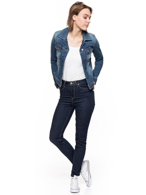 Lee Lee Jeansy SKYLER Niebieski Skinny Fit