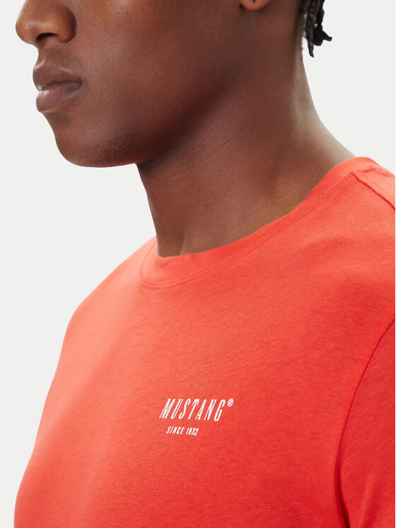 Mustang Mustang T-Shirt Austin 1016858 Grün Regular Fit