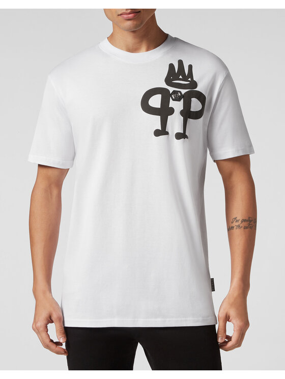 PHILIPP PLEIN PHILIPP PLEIN Tričko 649 Biela Regular Fit