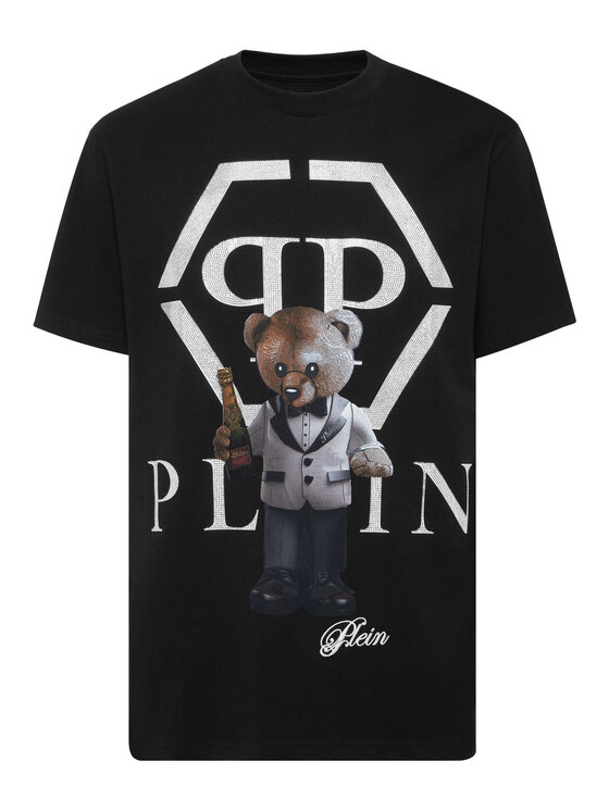 PHILIPP PLEIN PHILIPP PLEIN T-Shirt 27069 Czarny Regular Fit