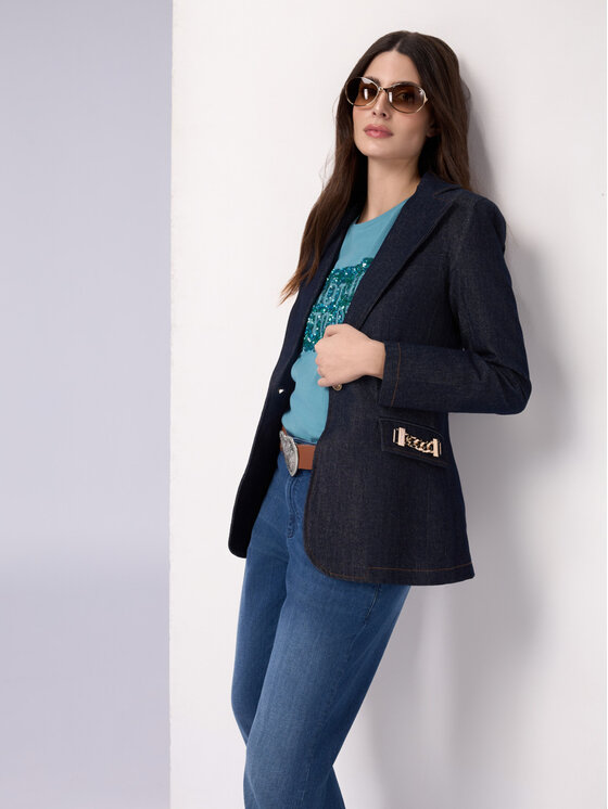 Oltre Oltre Jeans P569R008543N024 Blu Boy Fit