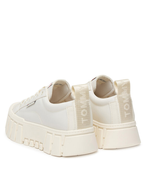 Tommy Jeans Tommy Jeans Laisvalaikio batai Tjw Flatform Chunky Sneaker EN0EN03036 Écru