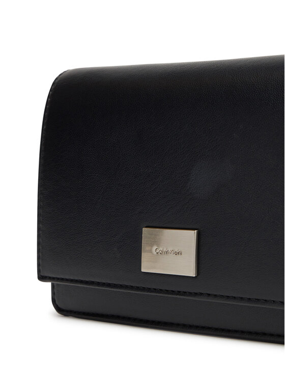 Calvin Klein Calvin Klein Torbica Hardware Flap Crossbody K60K612967 Crna