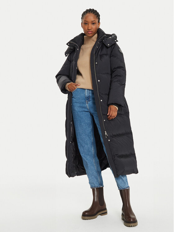 Woolrich Woolrich Μπουφάν πουπουλένιο Aurora CFWWOU0698FRUT1148 Μαύρο Regular Fit