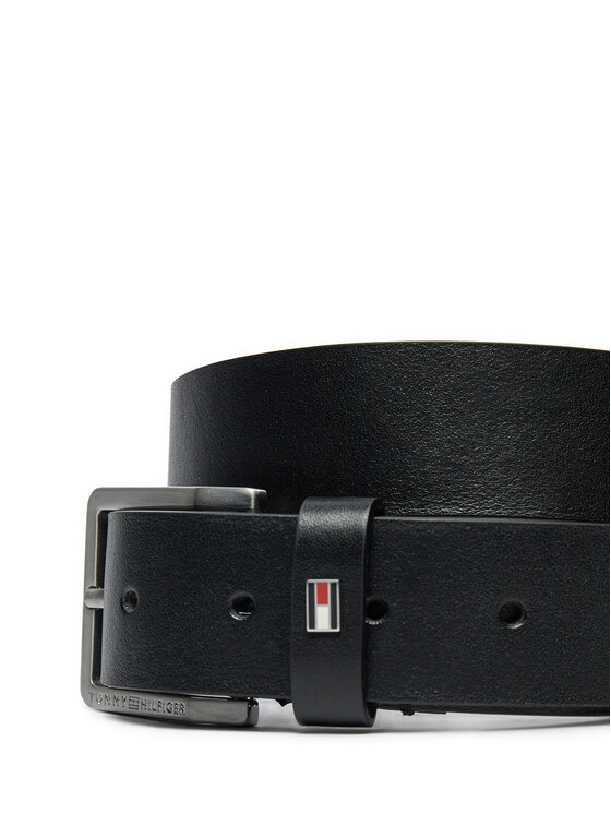 Tommy Hilfiger Tommy Hilfiger Ζώνη Ανδρική Oliver AM0AM12554 Μαύρο
