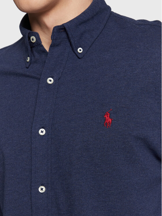 Polo Ralph Lauren Polo Ralph Lauren Cămașă 710654408081 Bleumarin Regular Fit